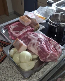 Fleisch für das Rezept